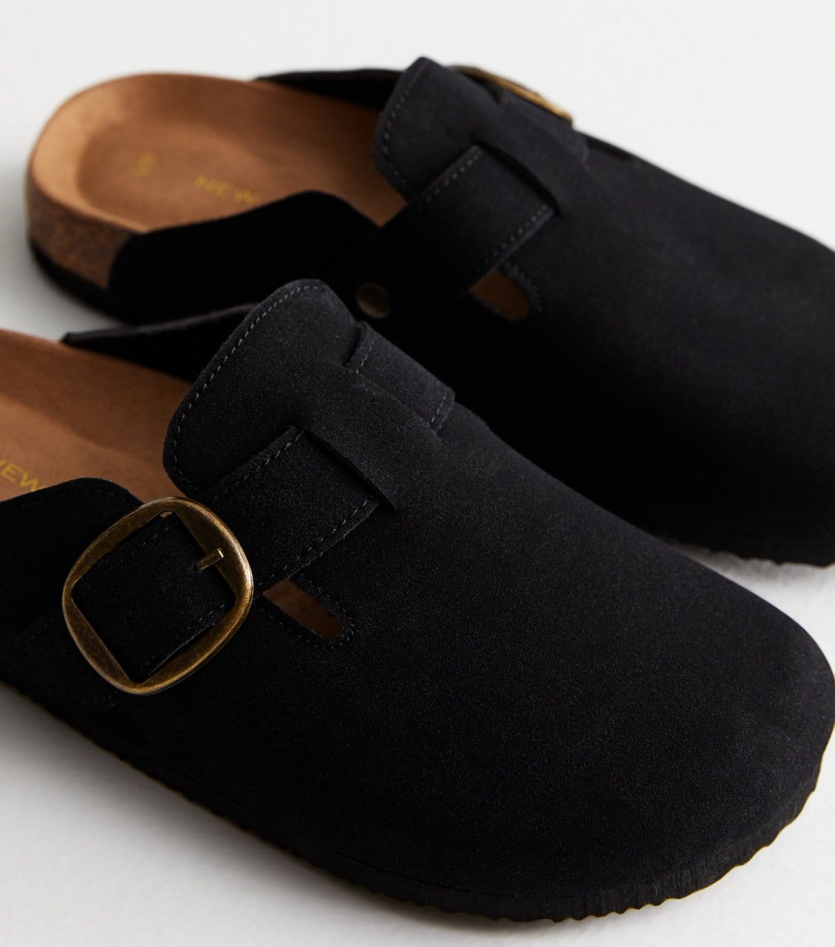 New Look Women's Black Suedette Mules New Look - 4