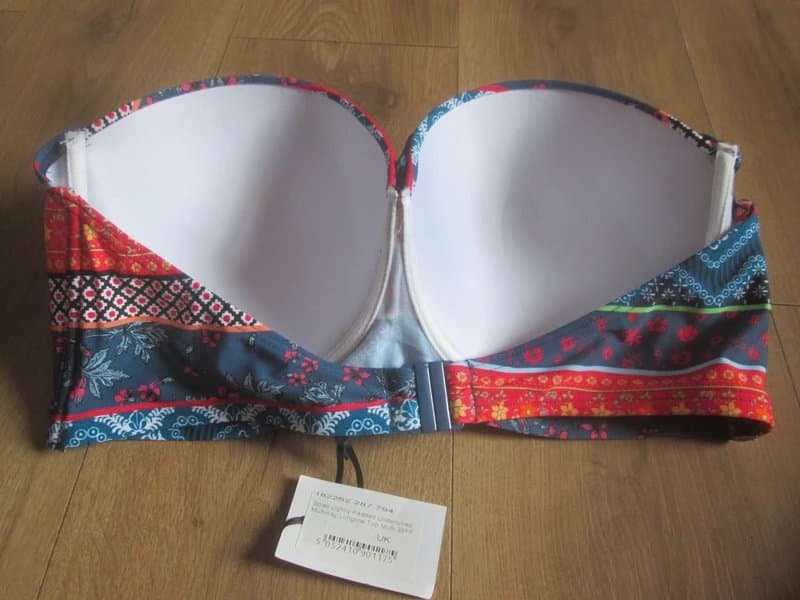 Pour Moi Pour Moi size 38FF underwired padded halter bikini top Brand new with tags