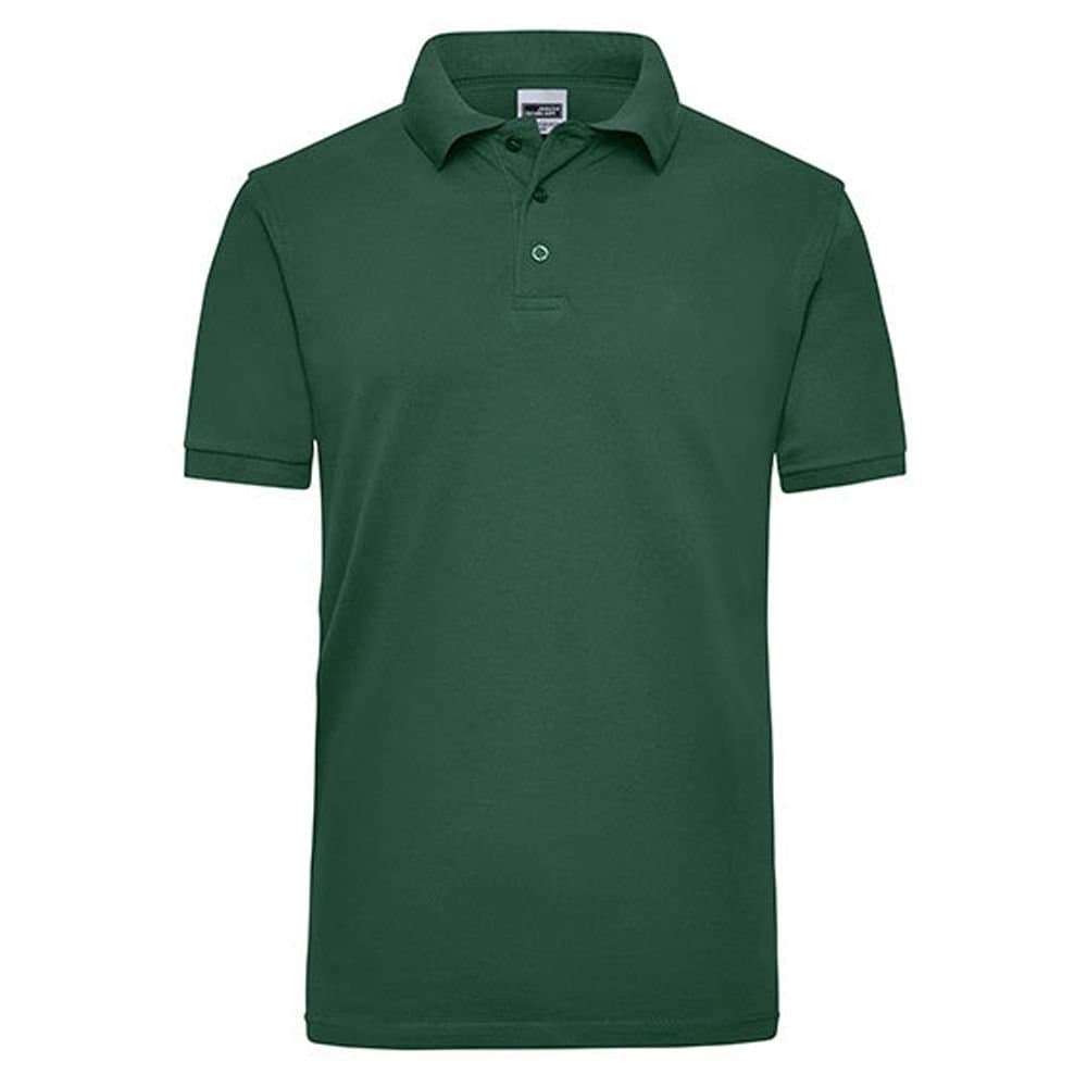 James and Nicholson James and Nicholson Men's Workwear Polo Shirt in Dark Green