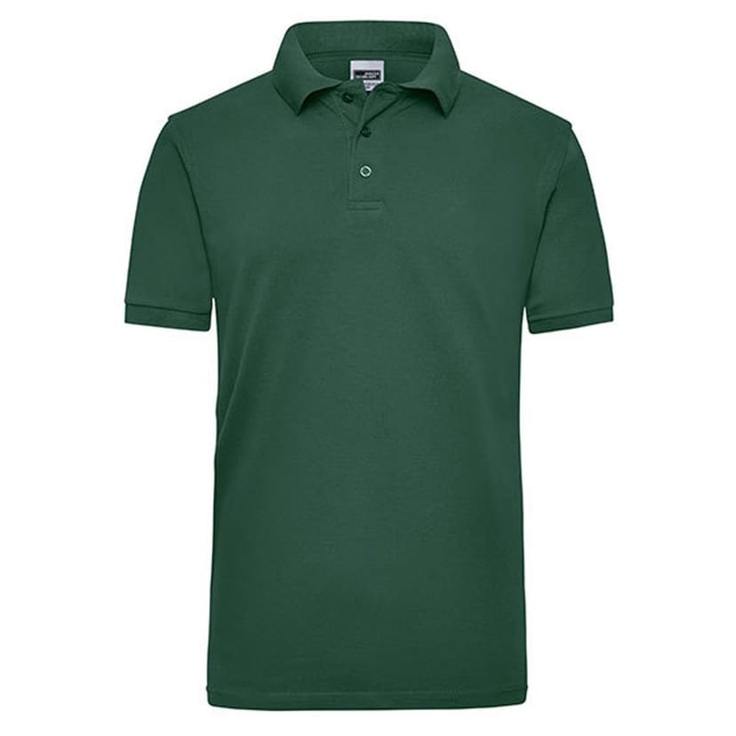 James and Nicholson James and Nicholson Men's Workwear Polo Shirt in Dark Green - 1