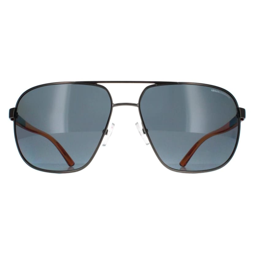 Armani Exchange Armani Exchange Men's Aviator Grey Grey Polarized AX2040S - 1