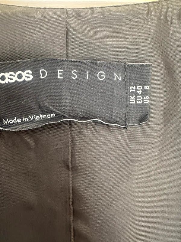 ASOS ASOS black waistcoat