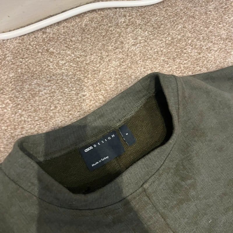 ASOS Dark Green Camouflage Tracksuit Top