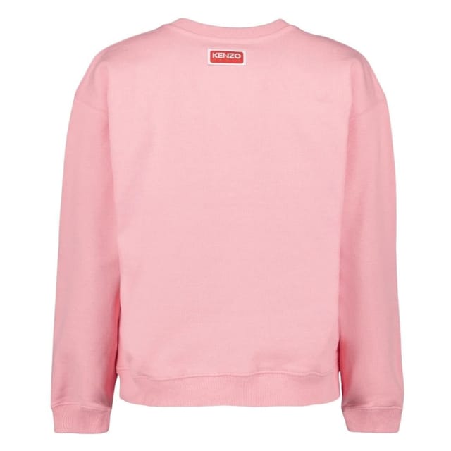 Kenzo Kenzo Men's Paris Flower Logo Rose Pink Sweatshirt - 2