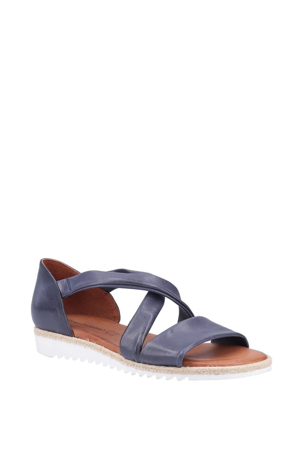 Hush Puppies Hush Puppies Women's Gemma Espadrille Wedge Sandal in Navy