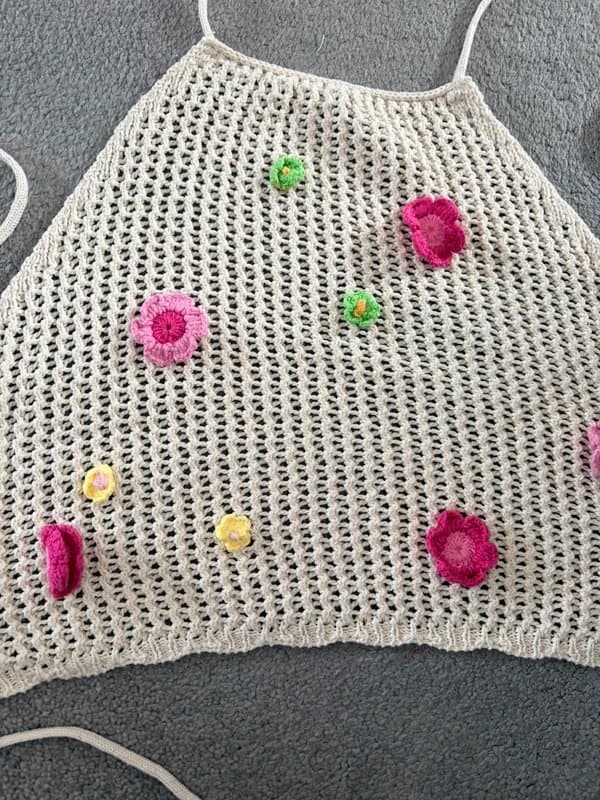 Bershka Bershka Crochet Top Size M