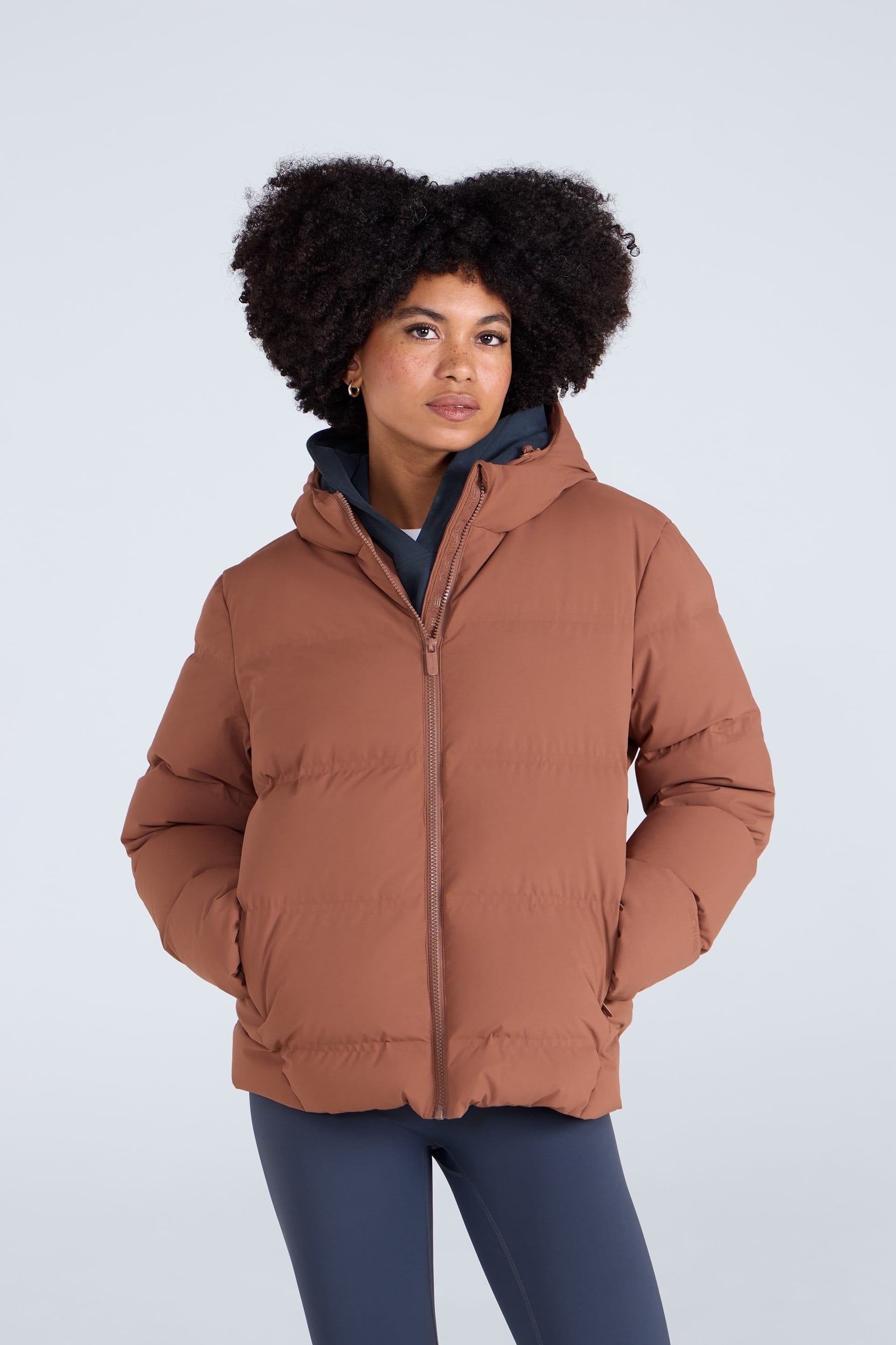 Animal Women's 'Cosi Cloud' Terracotta Down Jacket