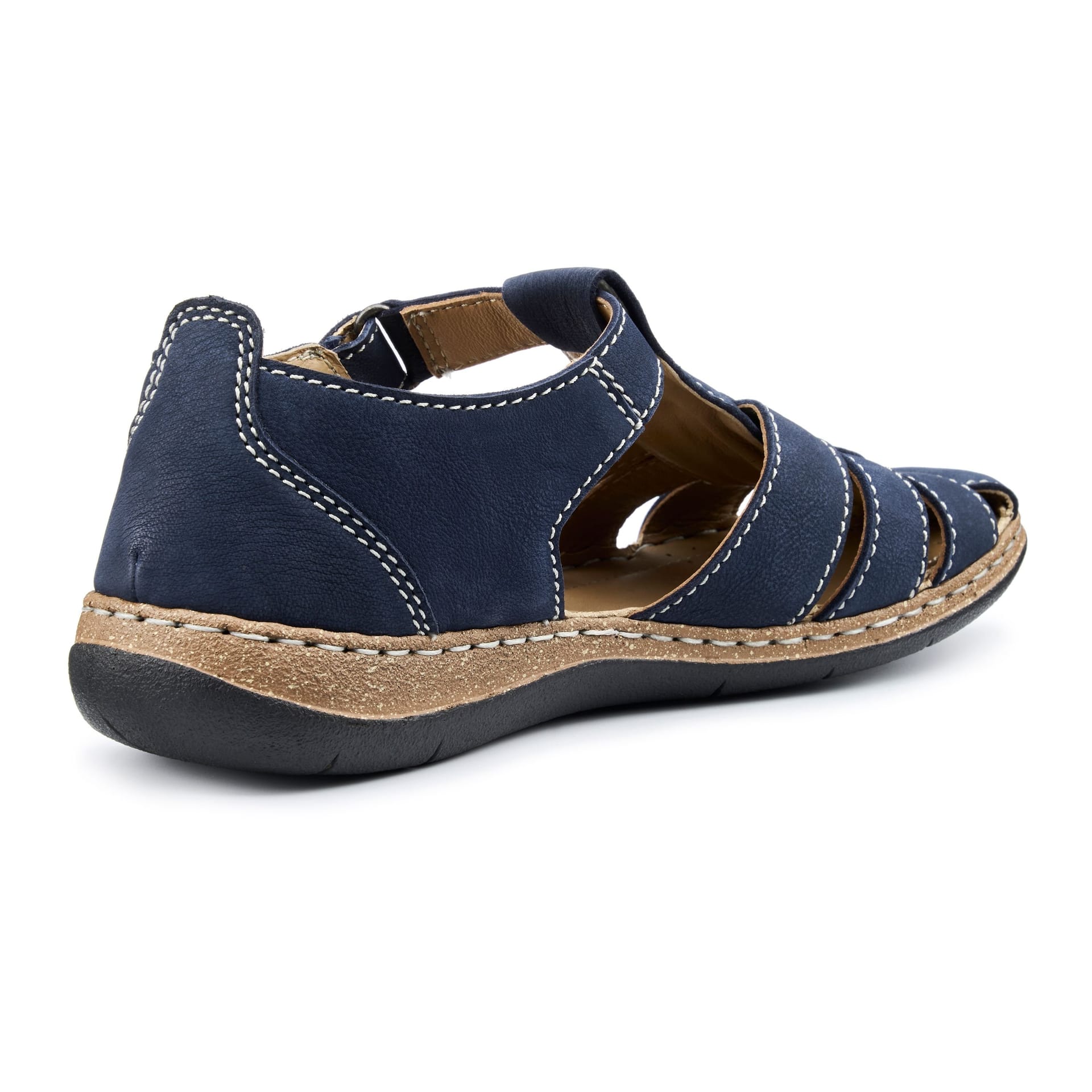 Hotter Hotter Women's Extra Wide 'Sharini' Fisherman Sandals in Dark Navy - 4
