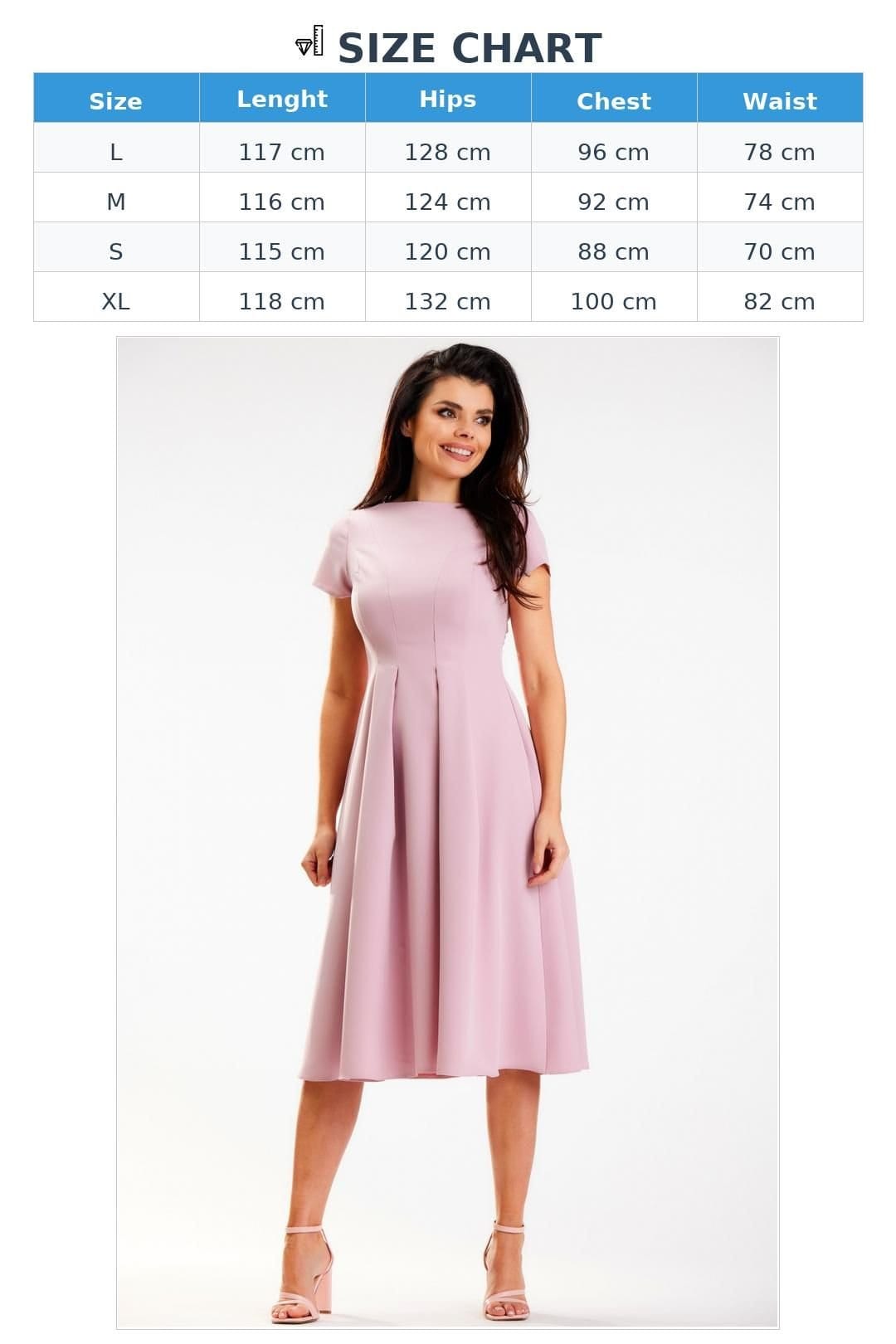 Love Lace Love Lace Women's Midi Boat Neck Short Sleeve Dress Style 178674 in Pink - 4
