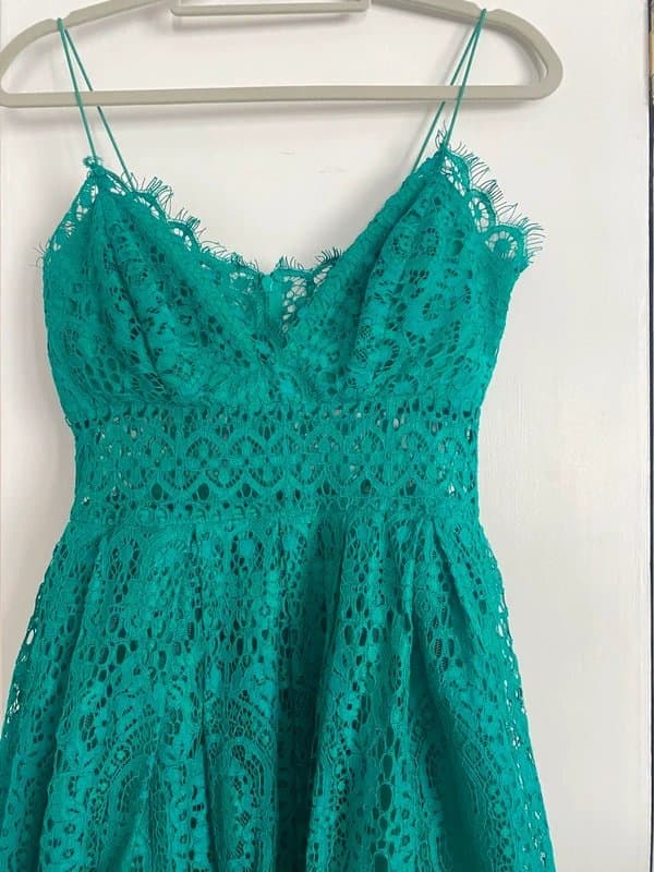 ASOS Stunning emerald green Asos lace dress