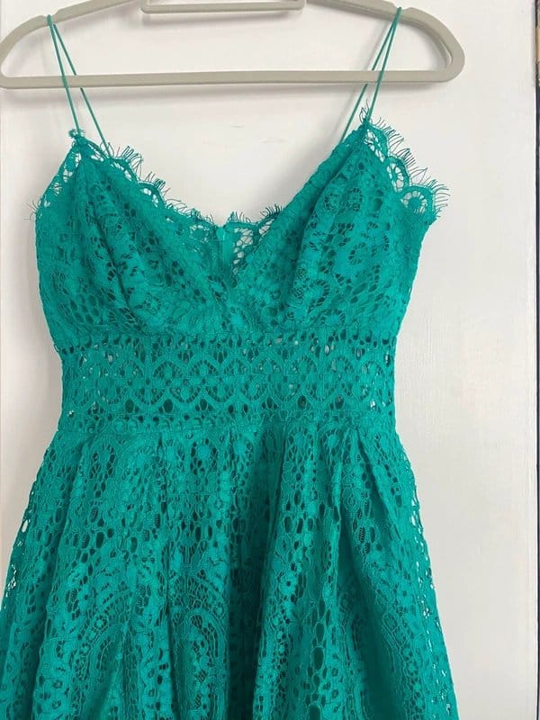 ASOS Stunning emerald green Asos lace dress - 1