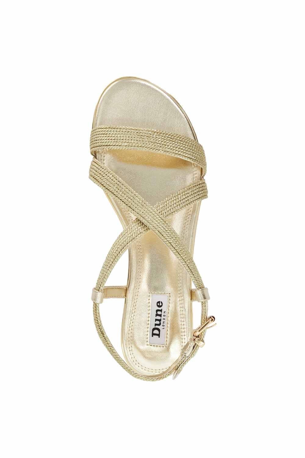 Dune London Dune London Women's 'Lope' Sandals in Metallics - 4