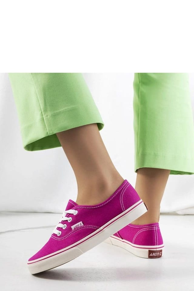 Love Lace Love Lace Women's Pink Fabric Lace Up Summer Sneakers with White Rubber Sole - 3