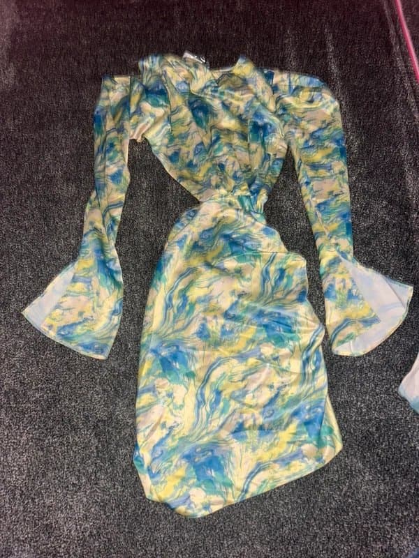 ASOS ASOS luxe backless dress size 6
