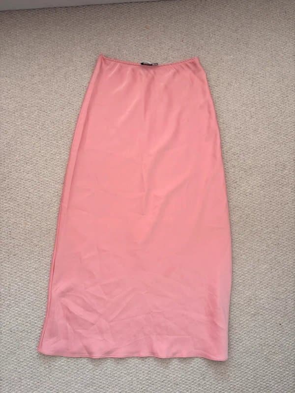 ASOS Satin midi skirt