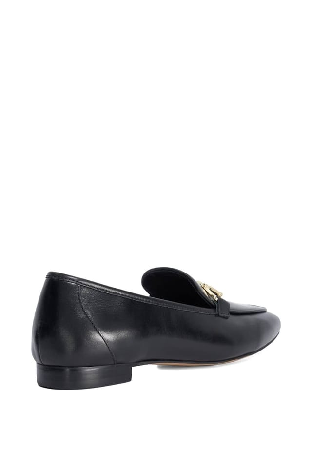 Dune London Dune London Women's Wide Fit 'Grained' Leather Loafers in Black - 3