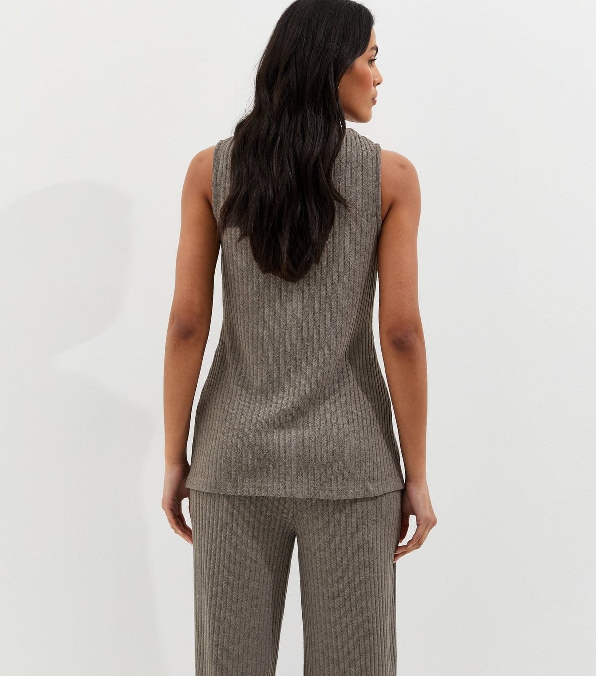 New Look Women's Mink Soft Touch V Neck Waistcoat New Look - 4