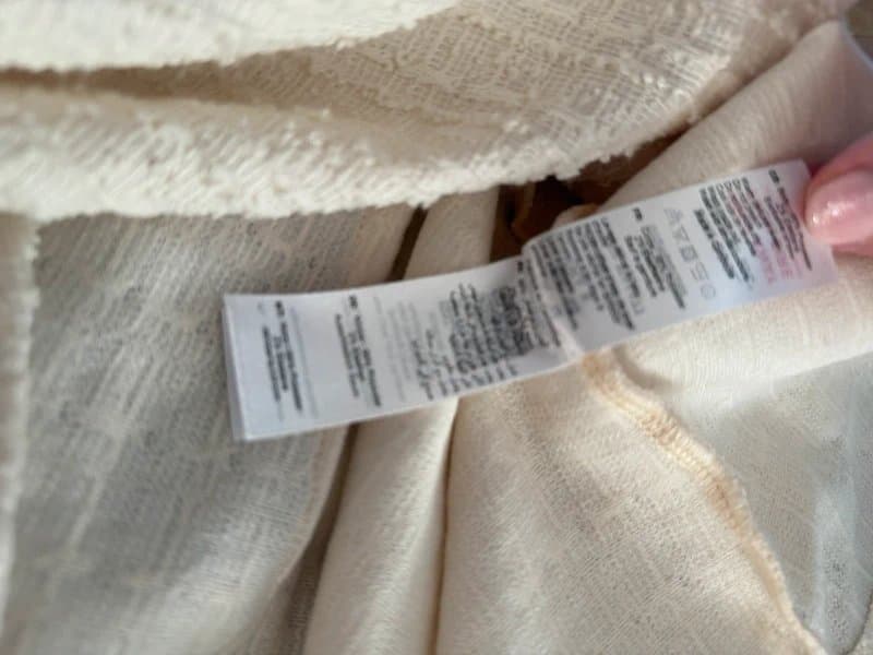 New Look New look cream boucle waistcoat size 12