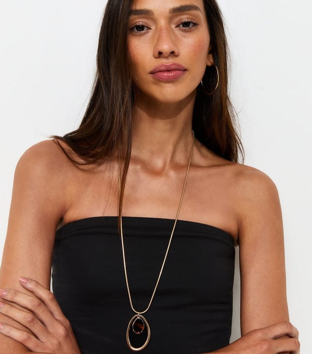 New Look Women's Black Jersey Bandeau Top New Look - 2