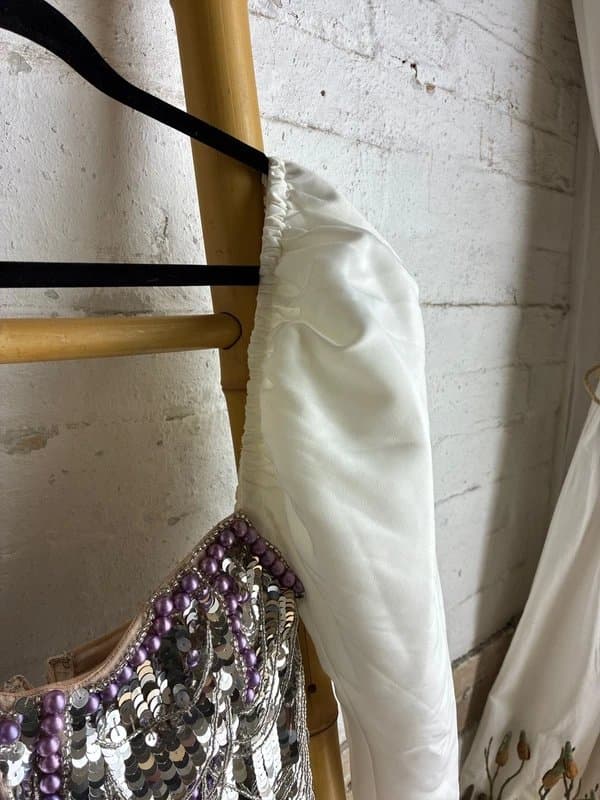 ASOS Luxe sample beaded dress 10