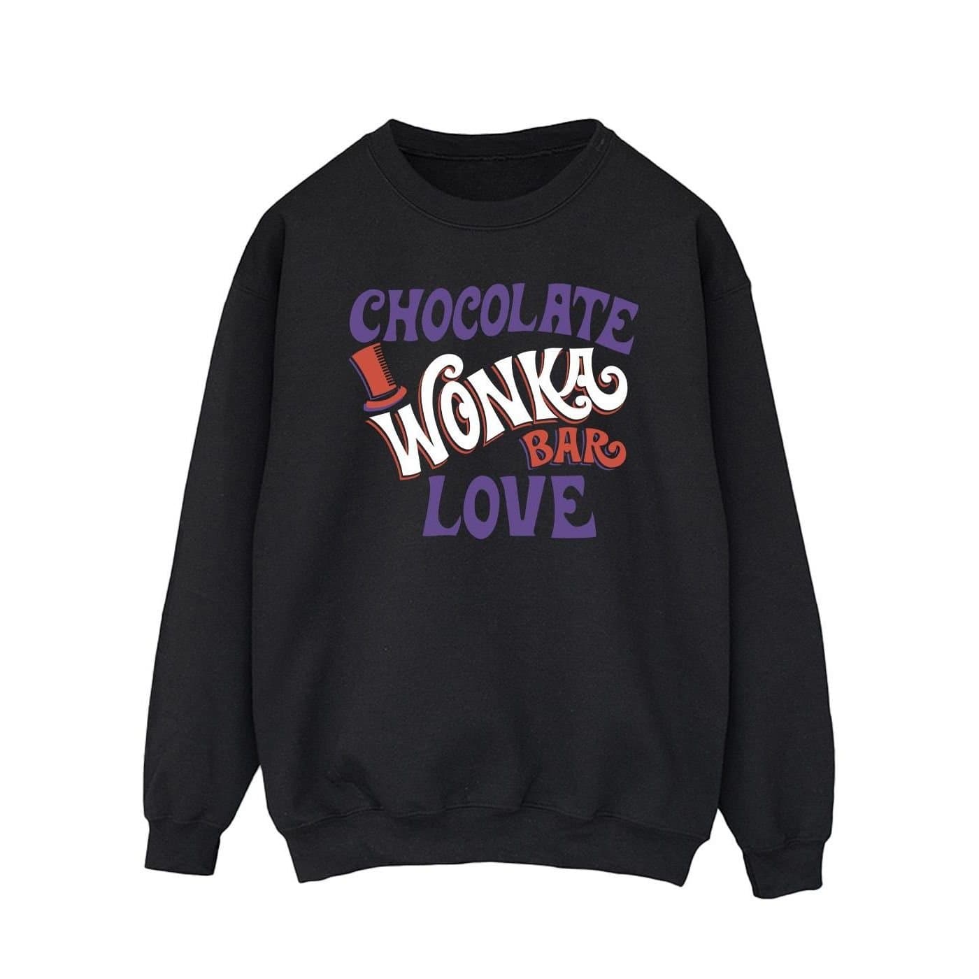 Warner Bros Warner Bros Men's Chocolate Bar Love Sweatshirt in Black