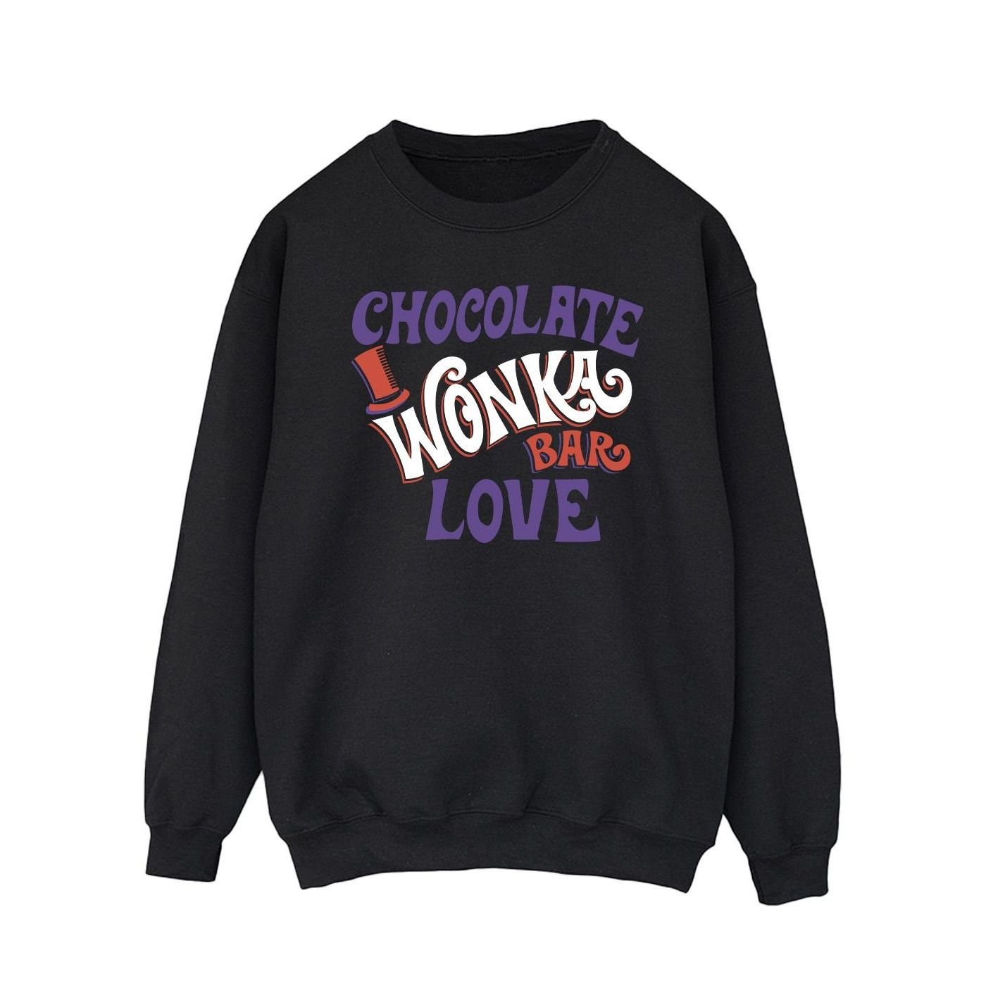 Warner Bros Warner Bros Men's Chocolate Bar Love Sweatshirt in Black - 3