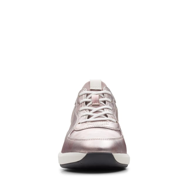 Clarks Clarks Women's Un Rio Sprint Platinum Trainers in Silver - 3