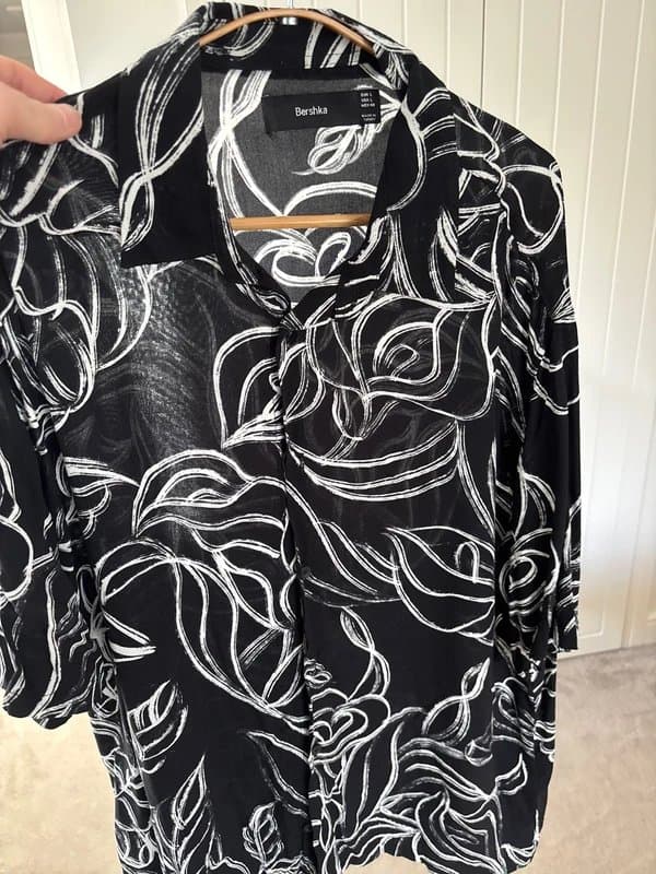 Bershka Bershka sheer shirt