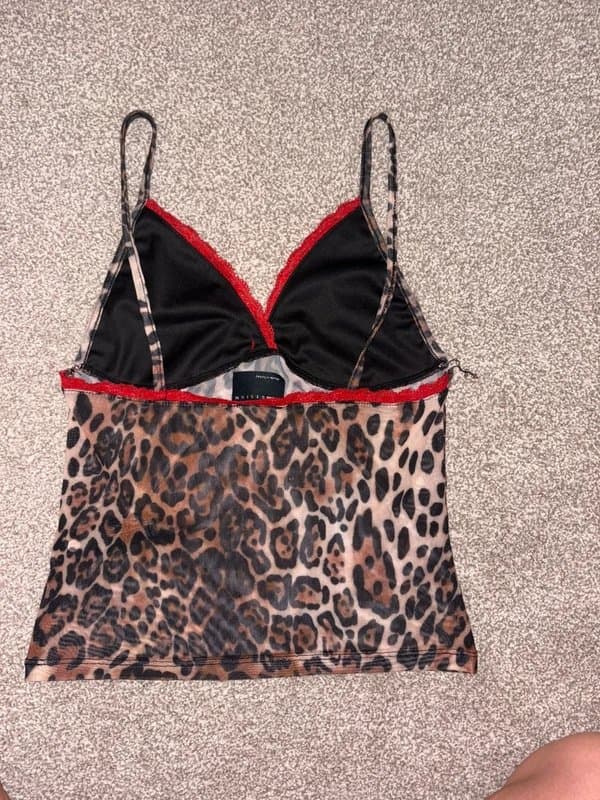 ASOS Design ASOS leopard print top