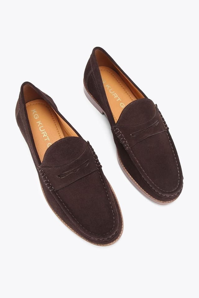 KG Kurt Geiger KG Kurt Geiger Men's 'Francis' Suede Shoes in Brown - 2