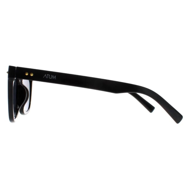 Atum Atum Men's Square Shiny Black Smoke Grey Meraki - 3