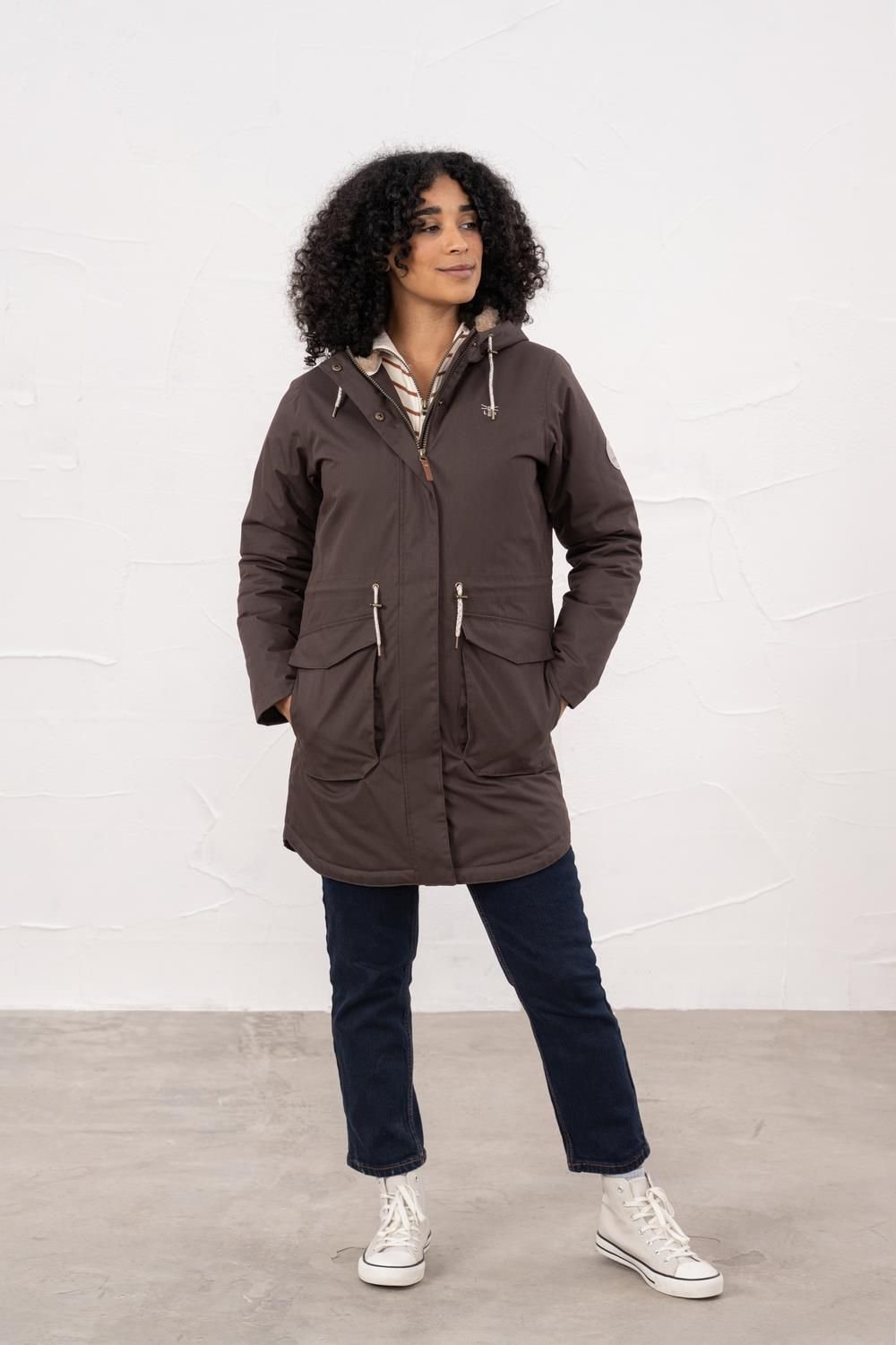 Lighthouse Clothing Lighthouse Clothing Women's Isobel Coat in Taupe - 2