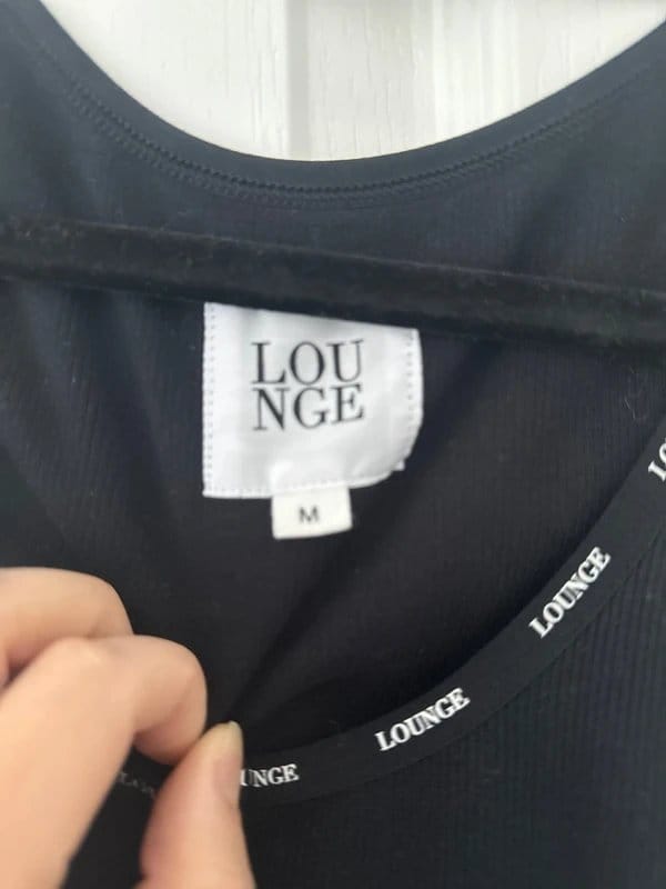 Lounge Black Jersey Bodysuit