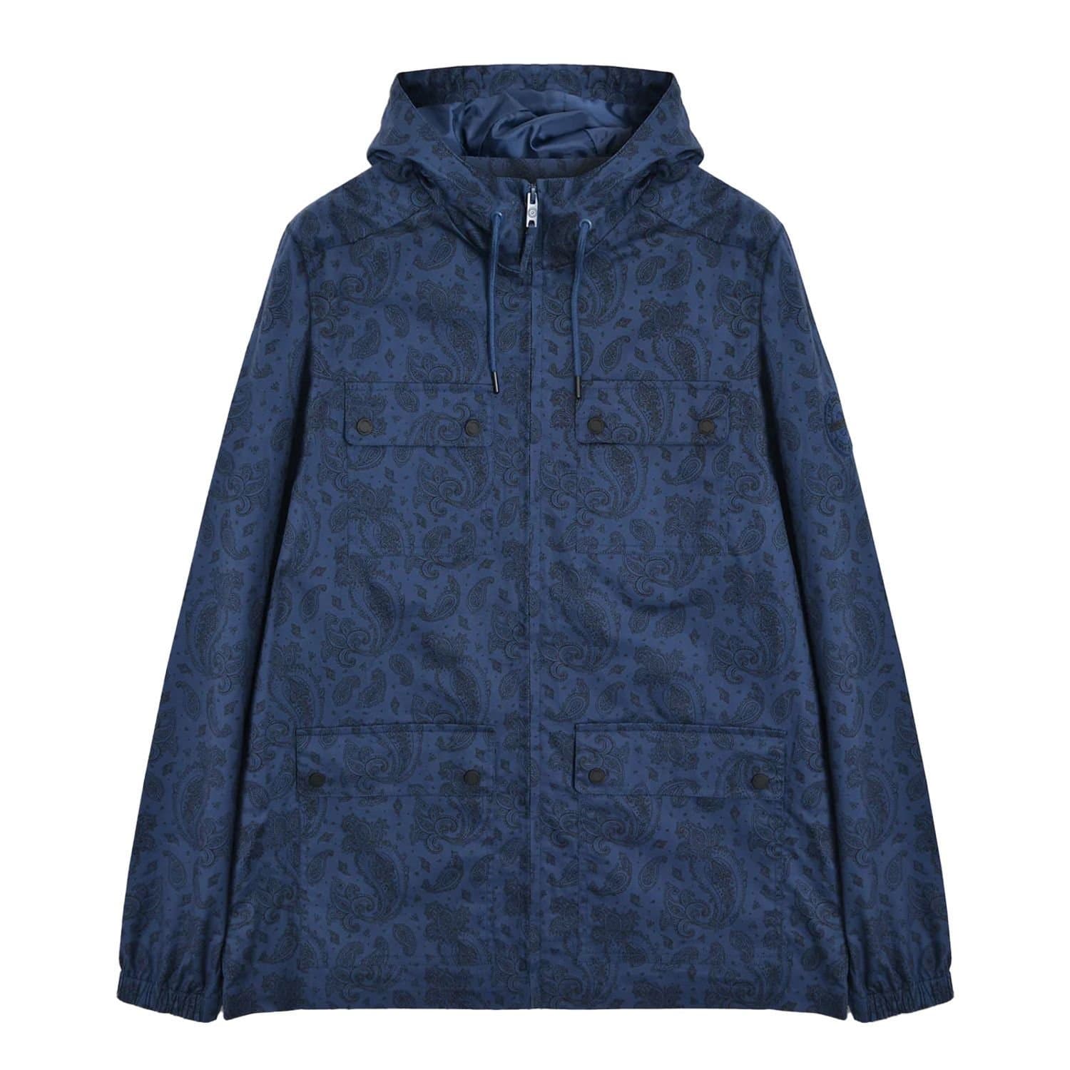 Lambretta Lambretta Men's Paisley Field Jacket in Navy
