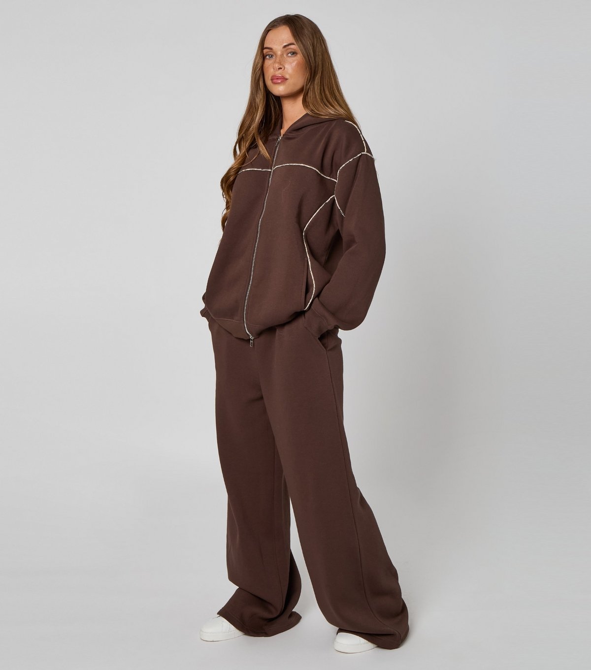 Urban Bliss Women's Brown Piped Joggers Urban Bliss New Look - 4