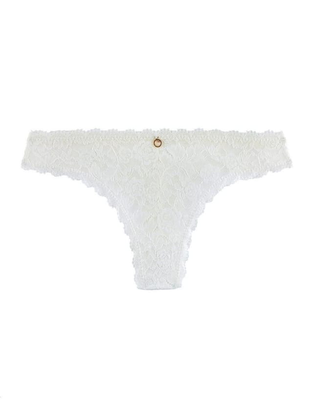 Aubade Aubade Women's Rosessence Care Tanga in White - 3