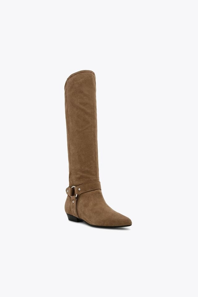 Steve Madden STEVE MADDEN Women's 'Krosby 275' Suede Boots in Taupe - 2