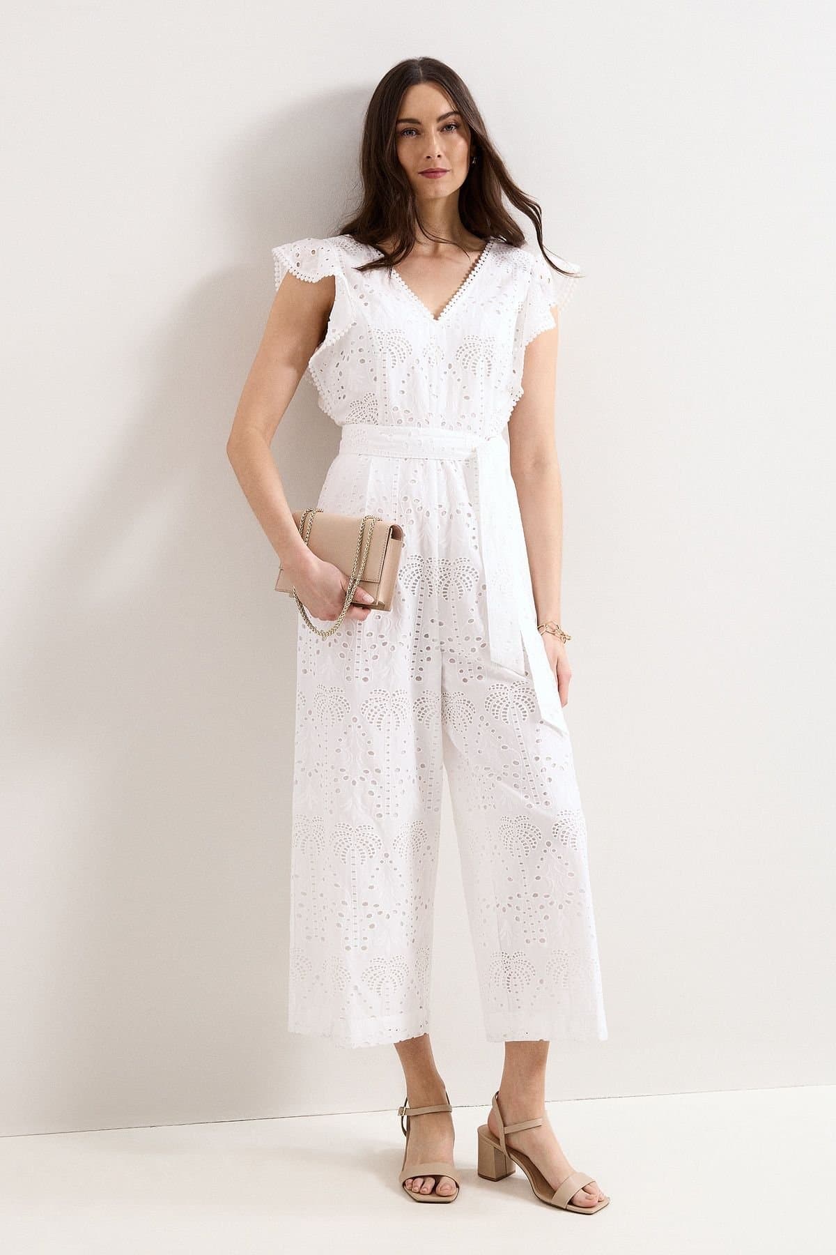 Phase Eight Phase Eight Women's Talulah Jumpsuit in White