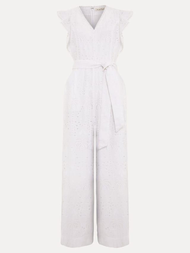 Phase Eight Phase Eight Women's Talulah Jumpsuit in White - 2