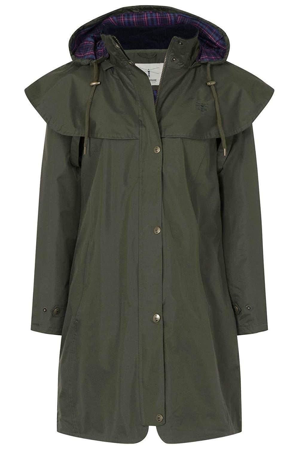 Lighthouse Clothing Lighthouse Clothing Women's Outrider 3/4 Length Waterproof Raincoat in Khaki