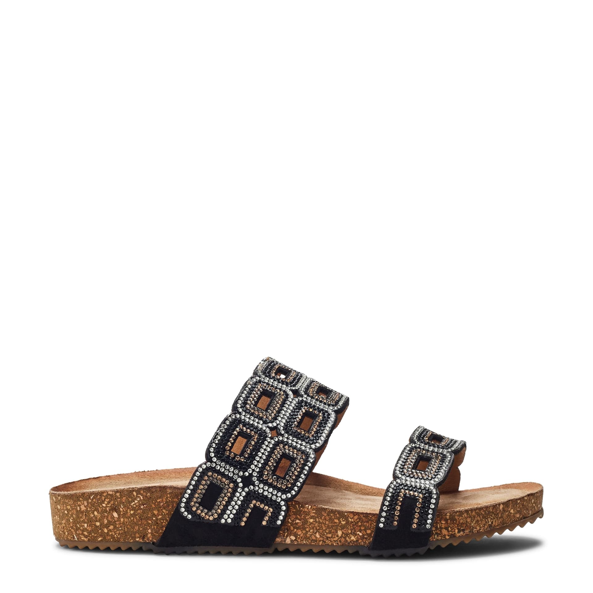 b.soleful b.soleful Women's 'Lynora' Porvair Sandals in Black
