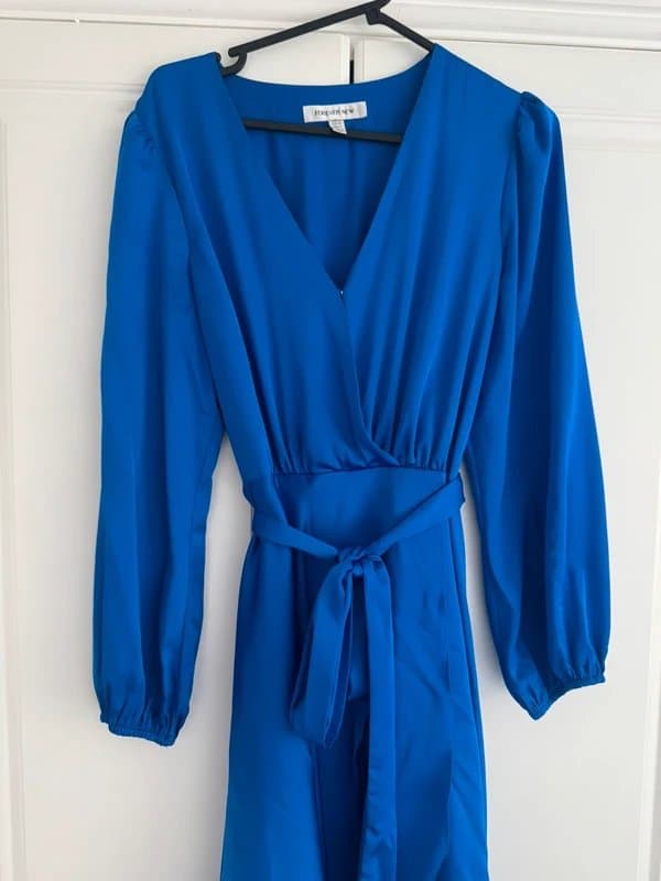 ASOS Electric blue wrap dress, size 12