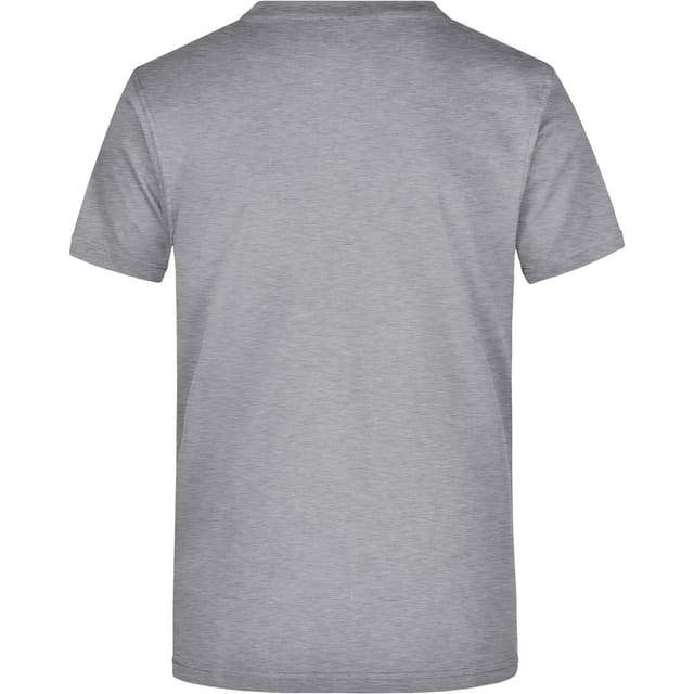 James and Nicholson James and Nicholson Men's Heavyweight Crew Neck T-Shirt in Grey - 2