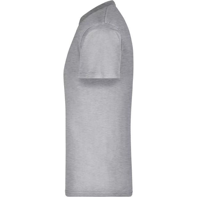 James and Nicholson James and Nicholson Men's Heavyweight Crew Neck T-Shirt in Grey - 3