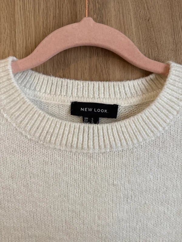 New Look New Look white and navy stripe jumper