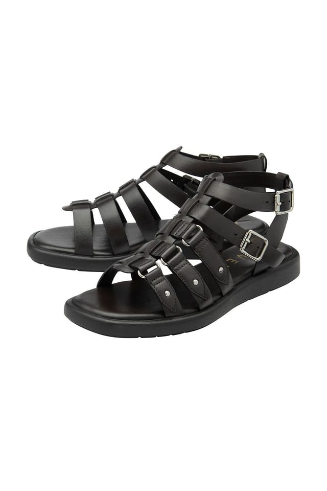 Ravel Ravel Women's 'Mere' Leather Flat Sandals in Brown - 2