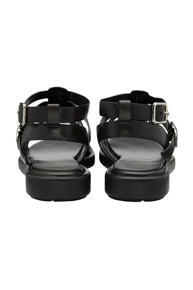 Ravel Ravel Women's 'Mere' Leather Flat Sandals in Brown - 3