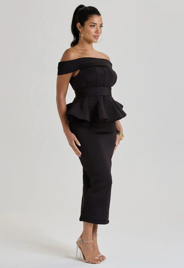 Little Black Dress Little Black Dress Women's LBD Collection Black Ascot Two Piece Set - 3