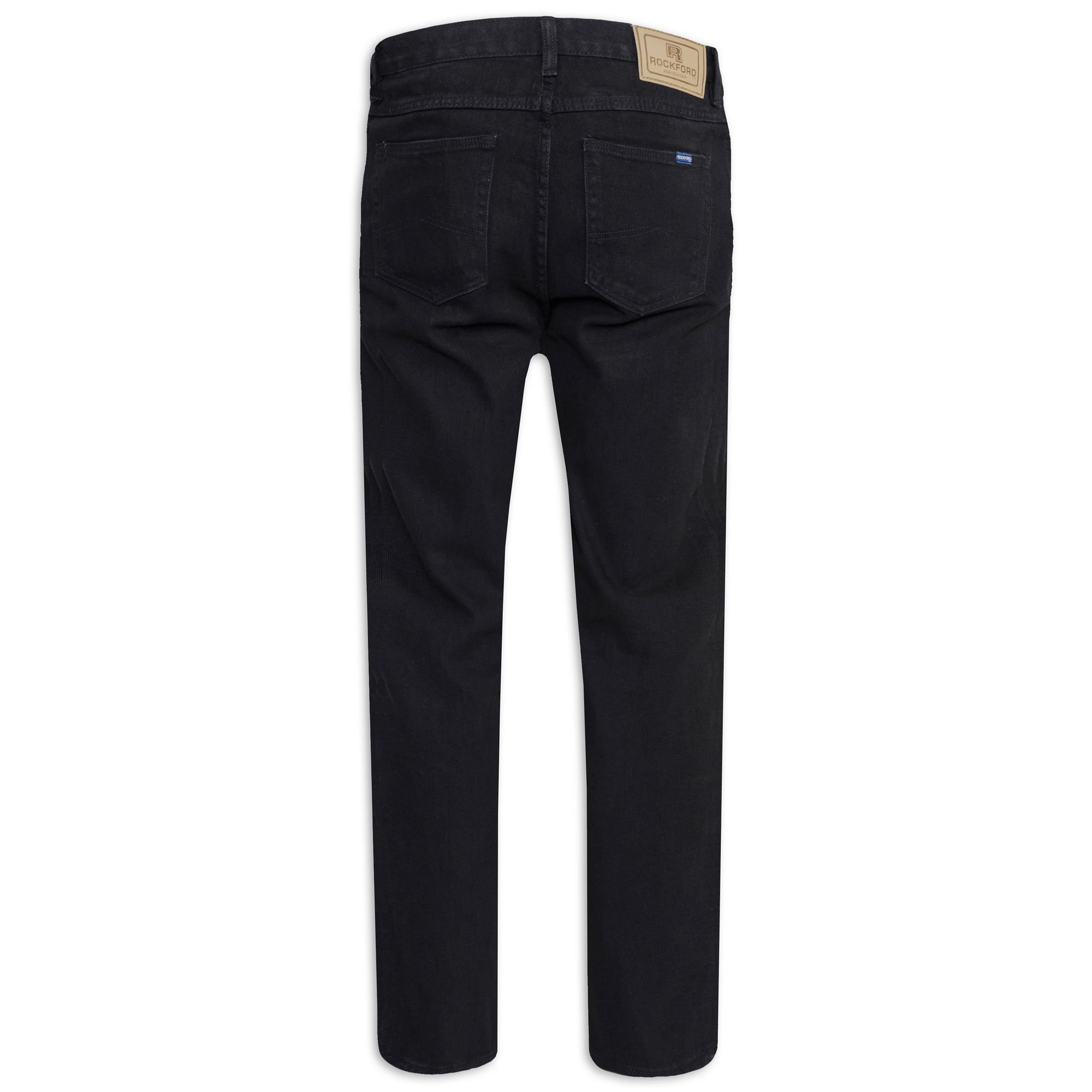 Duke Clothing Duke Clothing Men's Rockford Comfort Fit Jeans in Black - 2