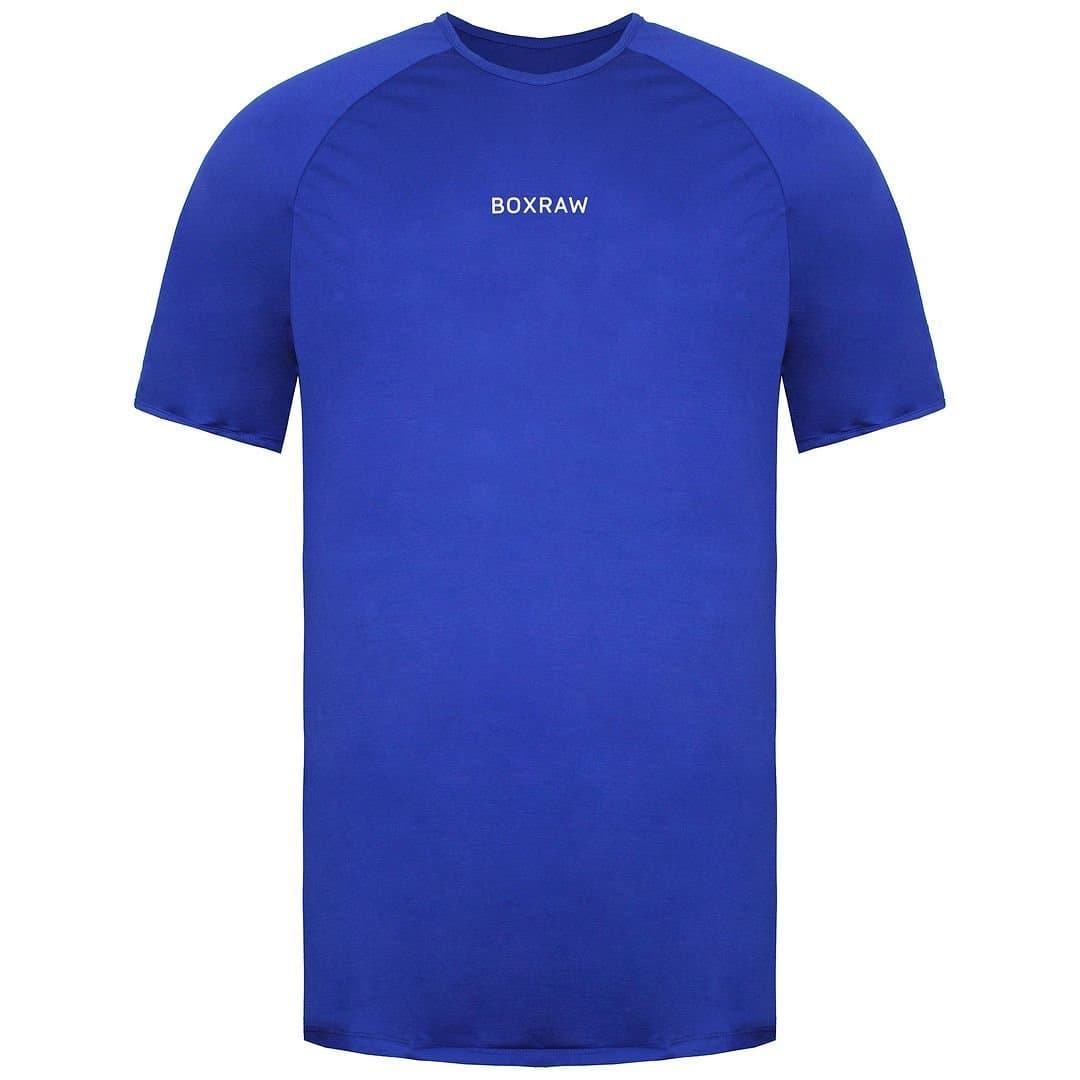 BoxRaw BoxRaw Men's Navy Blue Short Sleeve Crew Neck T-Shirt